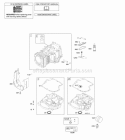 Cylinder Engine Sump OperatorS Manual Warning Label Diagram and Parts List for 21B906-0020-E9  Briggs and Stratton Engine